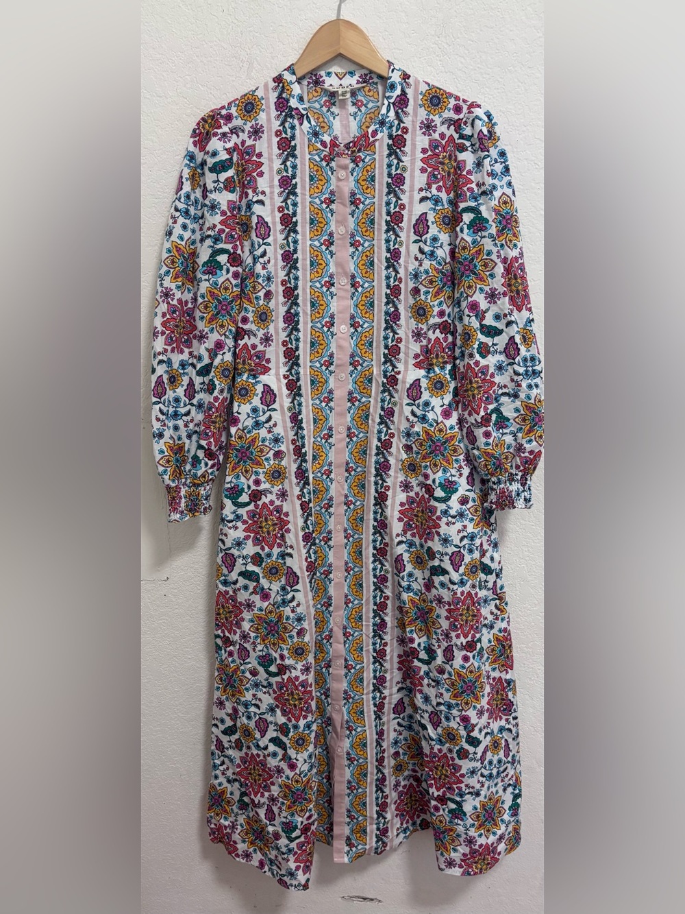 Boden ruby linen shirt dress